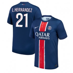 Paris Saint-Germain Lucas Hernandez #21 Replika Hjemmebanetrøje 2024-25 Kortærmet